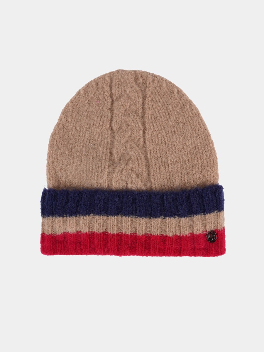 Lion Of Porches Bones E Chapeus | Gorro Trancado Com Riscas