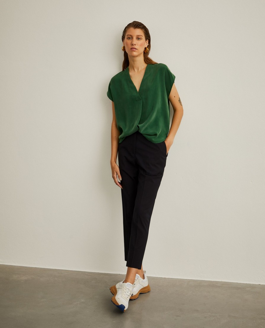 Lion Of Porches Blusas | Blusa Fluida Assimetrica