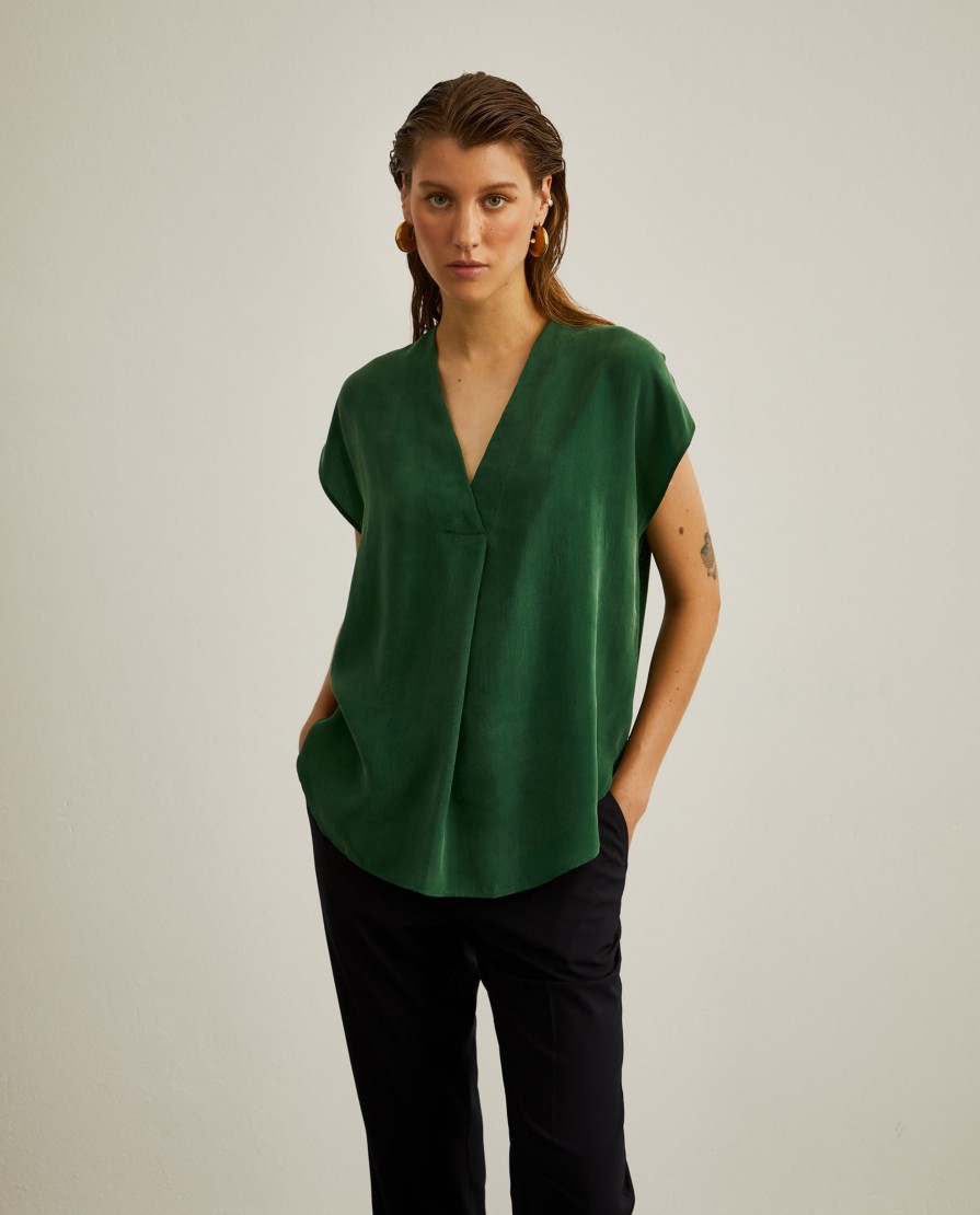 Lion Of Porches Blusas | Blusa Fluida Assimetrica