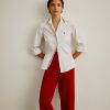 Lion Of Porches Camisas | Camisa Regular Fit Com Risca Tricolor