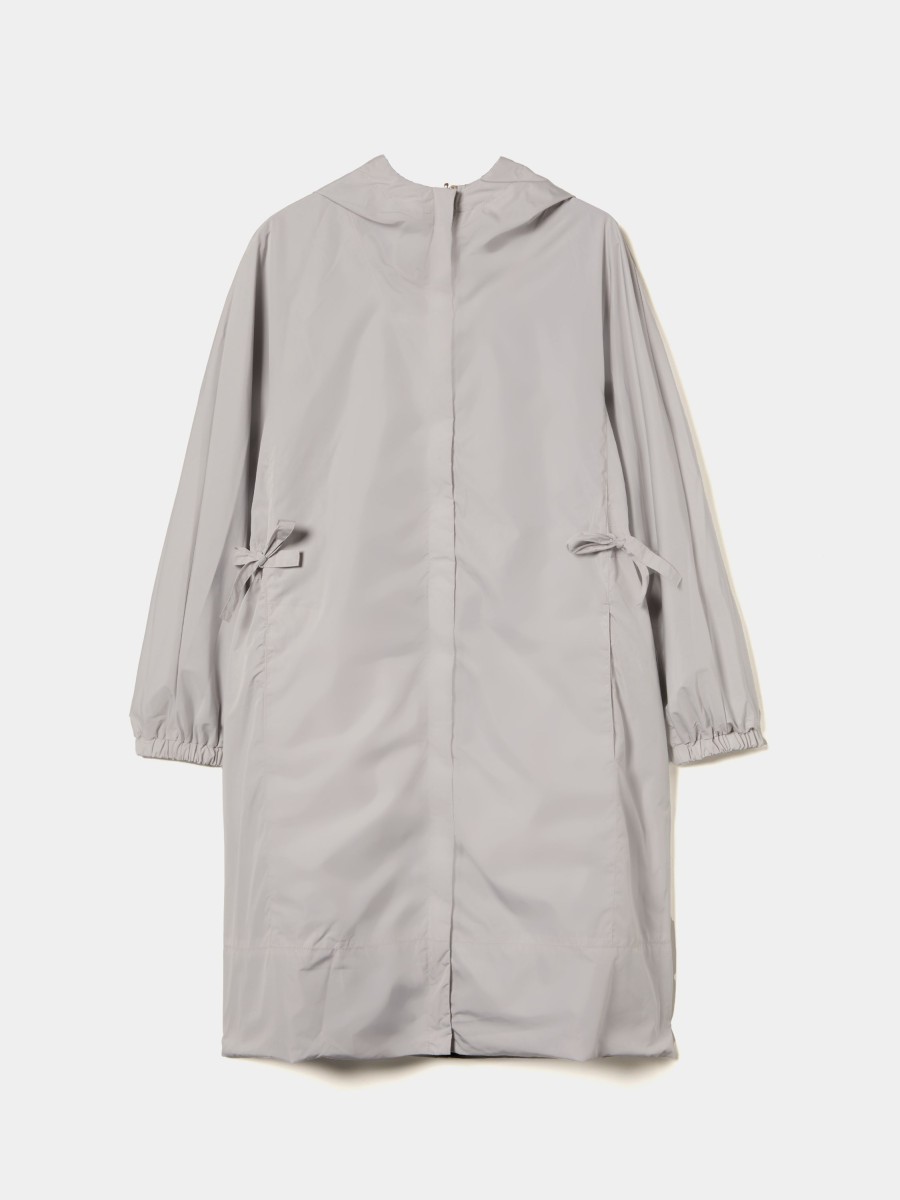 Lion Of Porches Blusoes | Parka Reversivel Com Capuz E Cintura Ajustavel