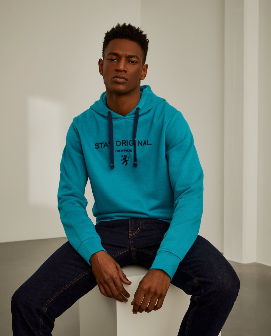 Lion Of Porches Sweats | Sweater Com Capuz Ajustavel