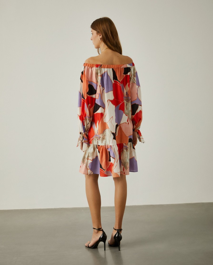 Lion Of Porches Vestidos & Macacoes | Vestido Curto Com Padrao Abstrato