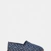 Lion Of Porches Sapatos | Alpercatas Denim Com Monograma E Sola De Borracha