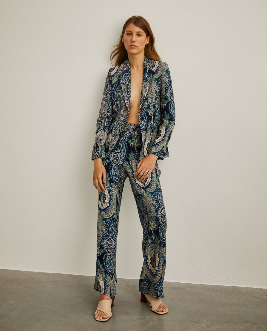 Lion Of Porches Blazers | Blazer Com Estampado Cornucopias