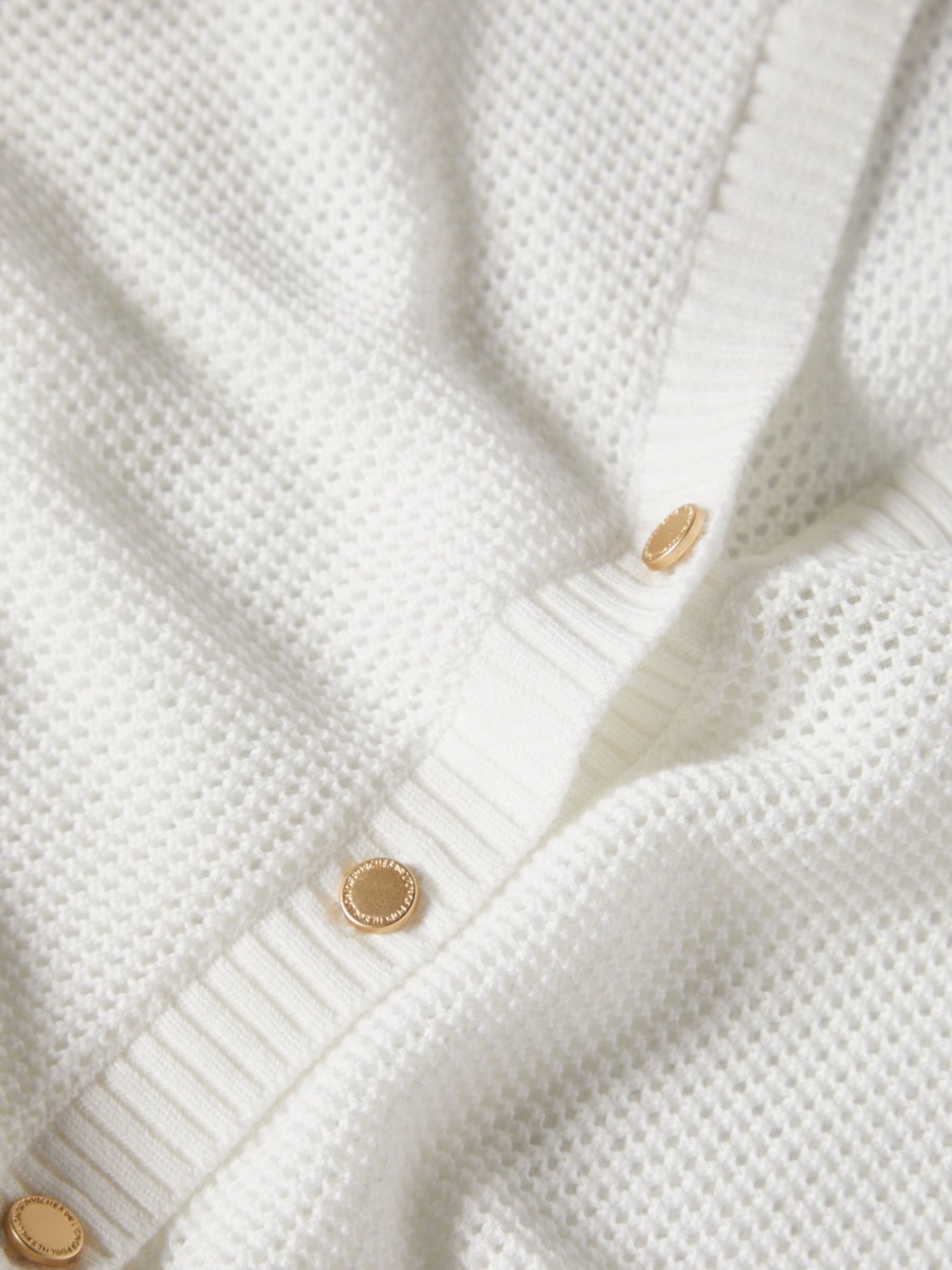 Lion Of Porches Cardigans | Casaco De Malha Com Botoes Em Contraste