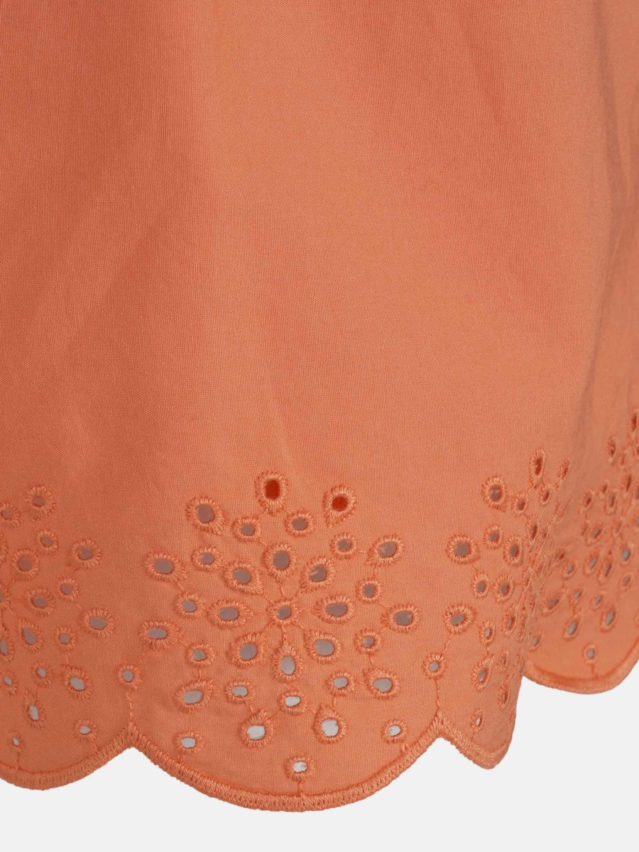 Lion Of Porches Camisas & Blusas | Top Cropped Em Bordado Ingles