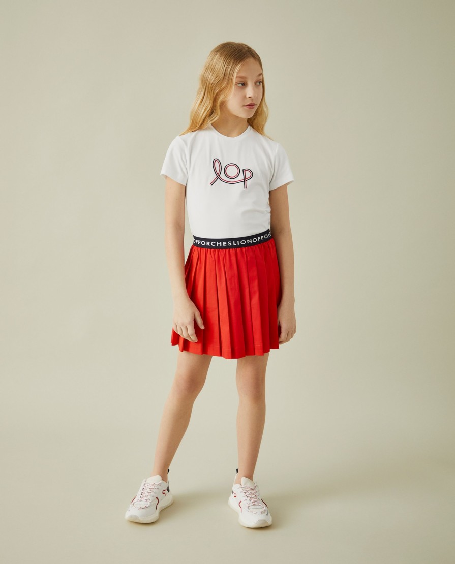 Lion Of Porches T-Shirts | T-Shirt Manga Curta Com Bordado Lop