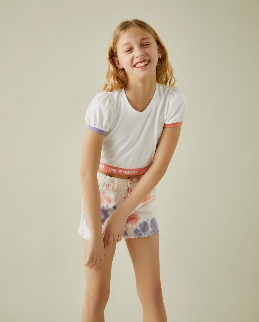 Lion Of Porches T-Shirts | T-Shirt Cropped Com Manga Balao