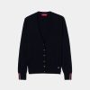 Lion Of Porches Cardigans | Casaco De Malha Com Botoes Em Contraste