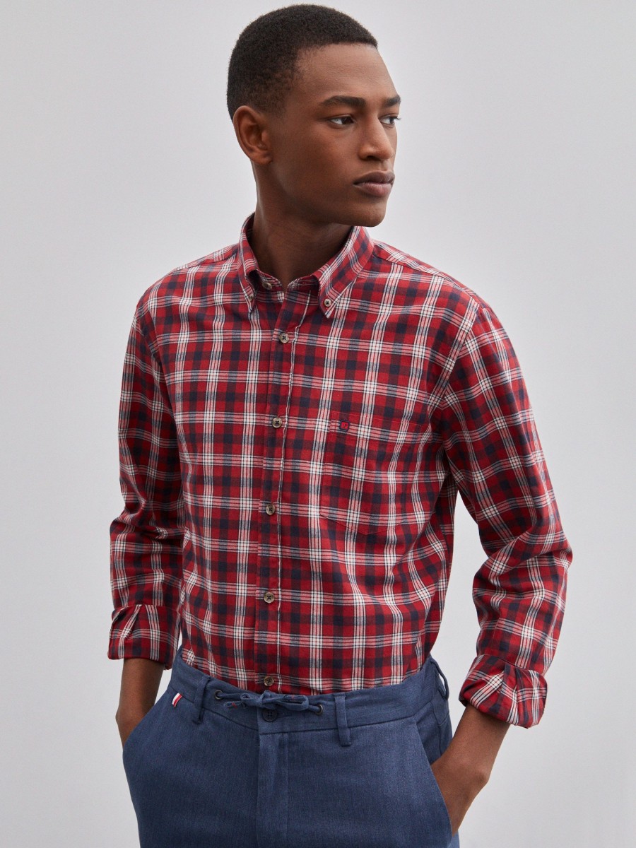Lion Of Porches Slim Fit | Camisa Xadrez Slim Fit