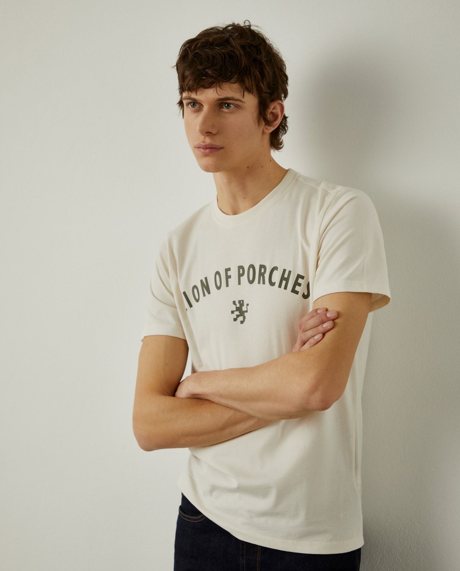 Lion Of Porches T-Shirts | T-Shirt De Algodao Com Logotipo No Peito