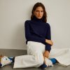 Lion Of Porches Gola Alta | Camisola Gola Alta Com La Merino E Caxemira
