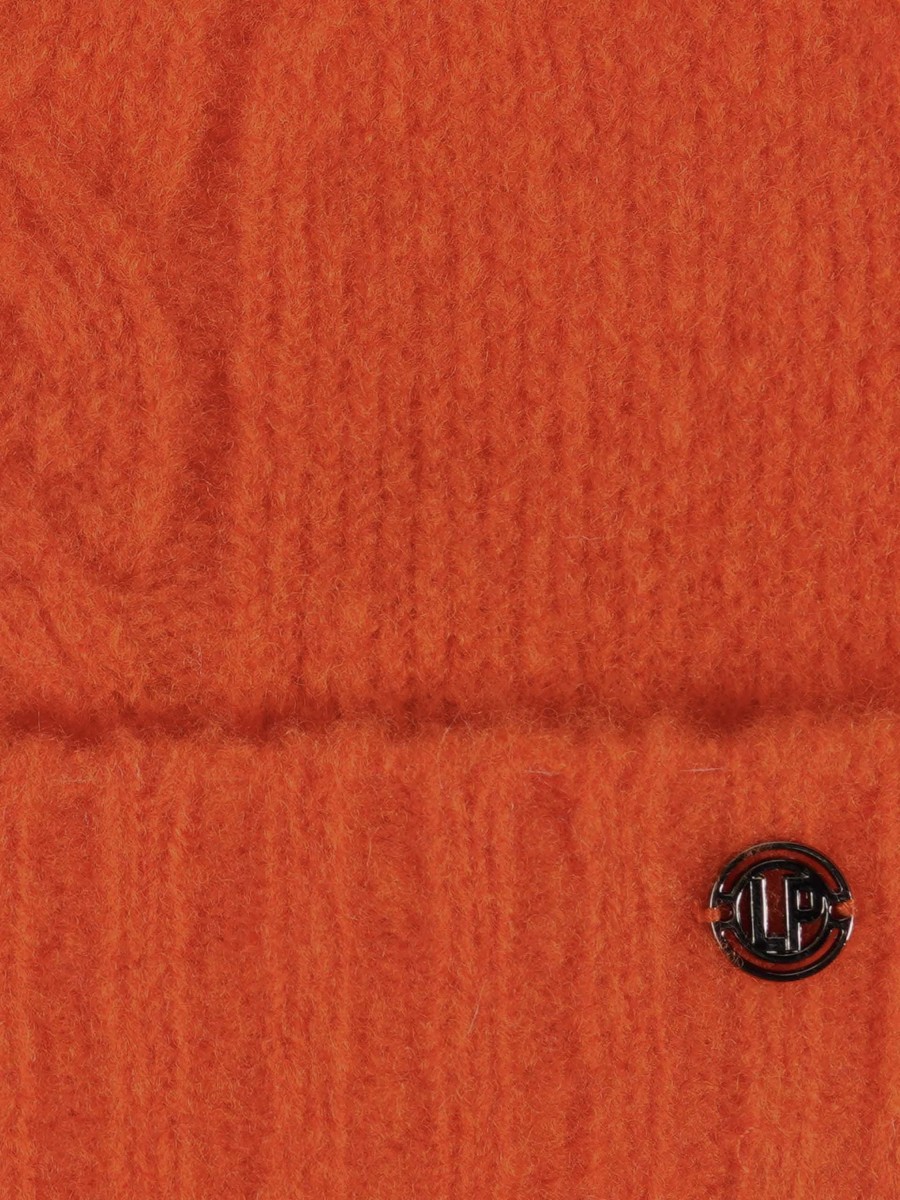 Lion Of Porches Bones E Chapeus | Gorro Trancado Laranja