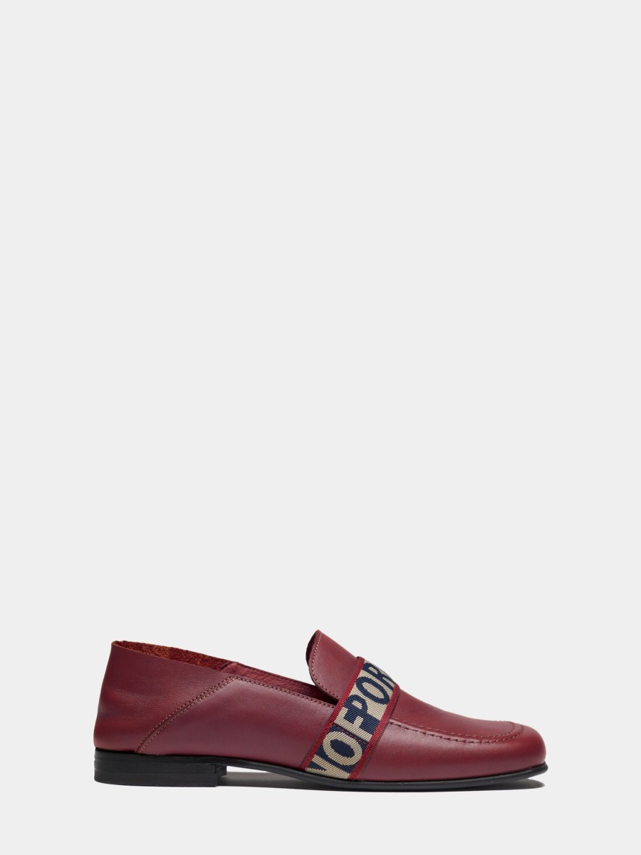 Lion Of Porches Sapatos | Mocassim Em Pele