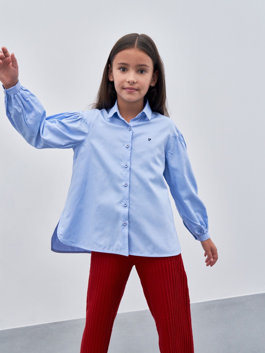 Lion Of Porches Camisas & Blusas | Camisa Assimetrica Manga Abalonada